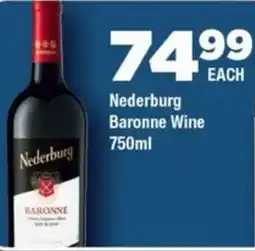 OK Foods Nederburg Baronne Wine offer