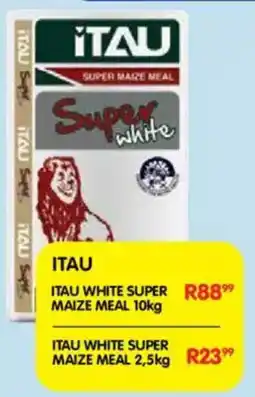 Shoprite Itau white super maize meal offer