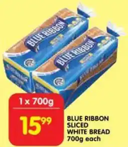 Shoprite Blue ribbon sliced white bread offer