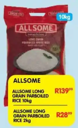 Shoprite Allsome long grain parboiled rice offer