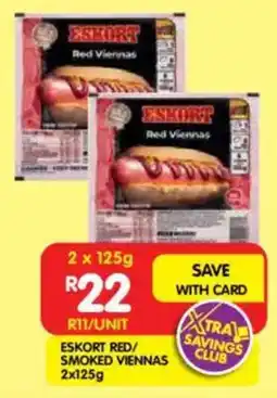 Shoprite Eskort red/ smoked viennas offer