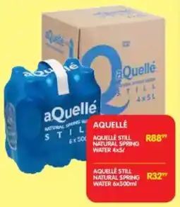 Shoprite Aquelle still natural spring water offer
