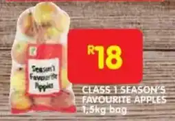 Shoprite Class 1 season's favourite apples offer