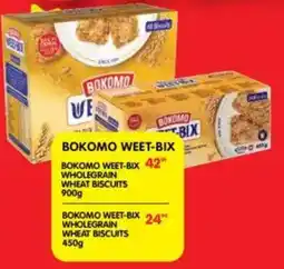 Shoprite Bokomo weet-bix wholegrain wheat biscuits offer