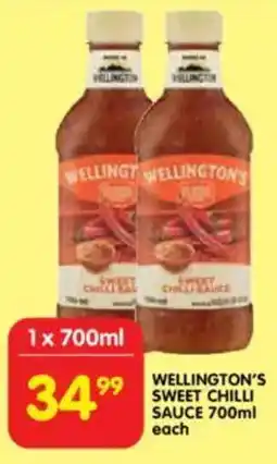 Shoprite Wellington's sweet chilli sauce offer