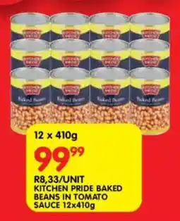 Shoprite Kitchen pride baked beans in tomato sauce offer