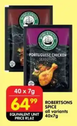 Shoprite Robertsons spice all variants offer