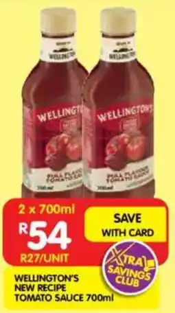 Shoprite Wellington's new recipe tomato sauce offer
