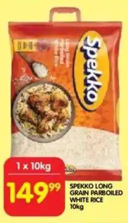 Shoprite Spekko long grain parboiled white rice offer