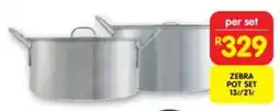 Shoprite Zebra pot set offer