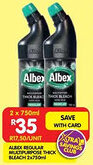 Shoprite Albex regular multipurpose thick bleach offer