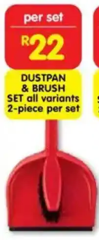 Shoprite Dustpan & brush set all variants offer