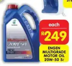 Shoprite Engen multigrade motor oil 20w-50 offer