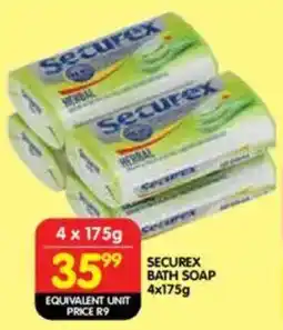 Shoprite Securex bath soap offer