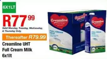 Take 'n Pay Creamline UHT Full Cream Milk offer