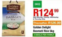 Take 'n Pay Golden Delight Basmati Rice offer