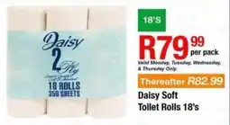 Daisy Soft Toilet Rolls