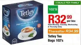Take 'n Pay Tetley Tea Bags offer