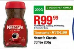 Take 'n Pay Nescafe Classic Coffee offer