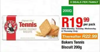 Take 'n Pay Bakers Tennis Biscuit offer