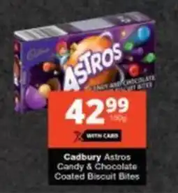 Checkers Hyper Cadbury Astros Candy & Chocolate Coated Biscuit Bites offer