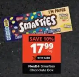 Checkers Hyper Nestlé Smarties Chocolate Box offer
