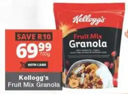 Checkers Hyper Kellogg's Fruit Mix Granola offer
