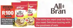 Checkers Hyper Kellogg's All-Bran Fruit & Oats Crunch offer