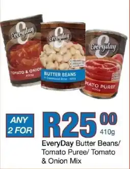 Take 'n Pay EveryDay Butter Beans/ Tomato Puree/ Tomato & Onion Mix offer