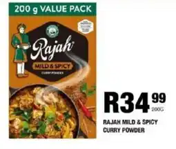 Take 'n Pay Rajah mild & spicy curry powder offer