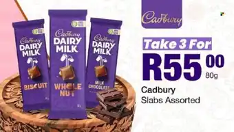 Take 'n Pay Cadbury Slabs Assorted offer