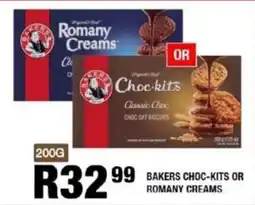 Take 'n Pay Bakers choc-kits or romany creams offer
