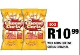 Take 'n Pay Willards cheese curls original offer