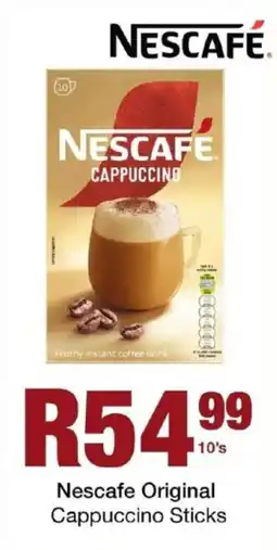 Take 'n Pay Nescafe Original Cappuccino Sticks offer
