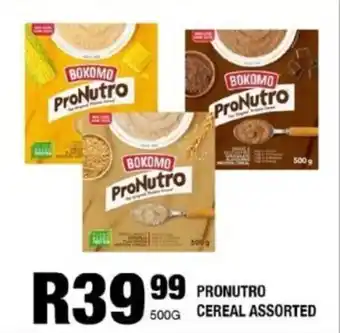 Take 'n Pay Bokomo pronutro cereal assorted offer
