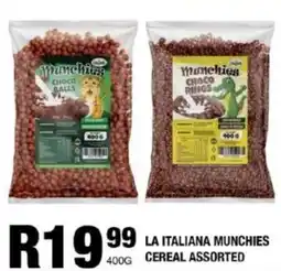 Take 'n Pay La italiana munchies cereal assorted offer