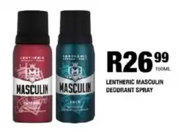 Take 'n Pay Lentheric masculin deodrant spray offer