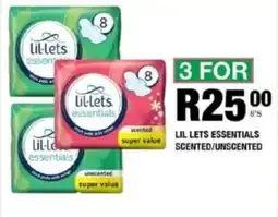 Take 'n Pay Lil lets essentials scented/ unscented offer
