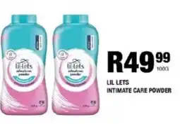 Take 'n Pay Lil lets intimate care powder offer