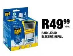 Take 'n Pay Raid liquid electric refill offer