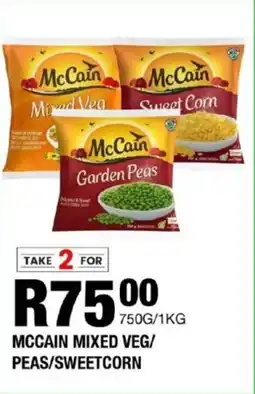 Take 'n Pay Mccain mixed veg/ peas/ sweetcorn offer