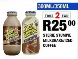 Take 'n Pay Sterie stumpie milkshake/ iced coffee offer
