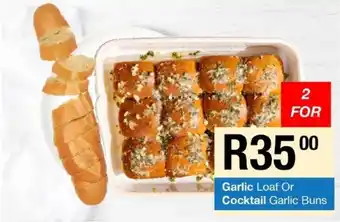 Take 'n Pay Garlic Loaf Or Cocktail Garlic Buns offer