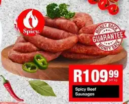 Take 'n Pay Spicy Beef Sausages offer