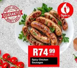 Take 'n Pay Spicy Chicken Sausages offer