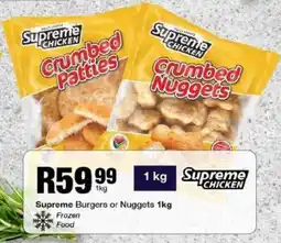 Take 'n Pay Supreme Burgers or Nuggets offer