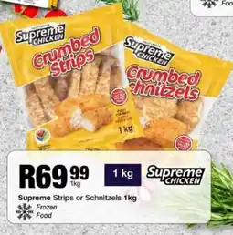 Take 'n Pay Supreme Strips or Schnitzels offer