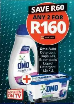 Checkers Omo Auto Detergent offer