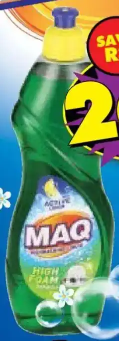 Shoprite Maq dishwashing liquid offer