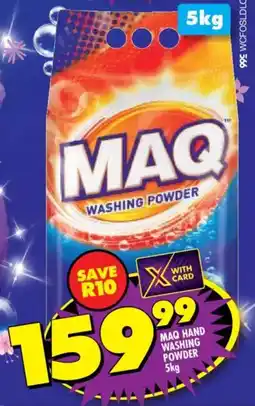 Shoprite Maq hand washing powder offer